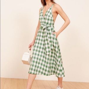 Reformation Maggie Midi Wrap Dress